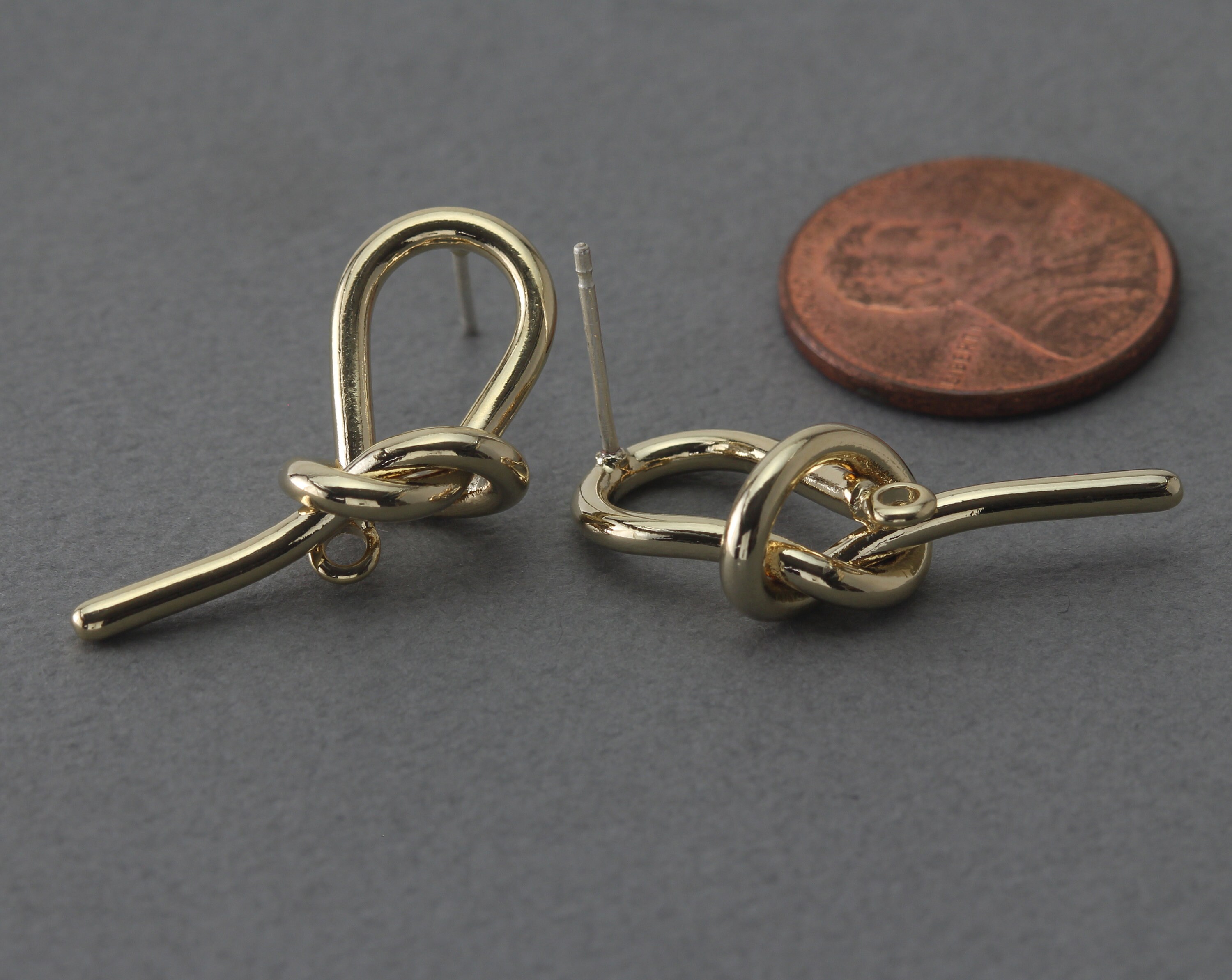 4 pièces en or 14 K 8,2 mm x 5 mm en forme de poire Homard Trigger Fermoir Perle Link connecteur Charm support de transport 