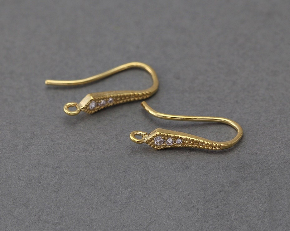 Disc Gem Torch Ear Hook Earrings DIY Jewelry Accessories 1pcs Time Gemstone Base Inner 6-30mm Stainless Steel Ear Hook